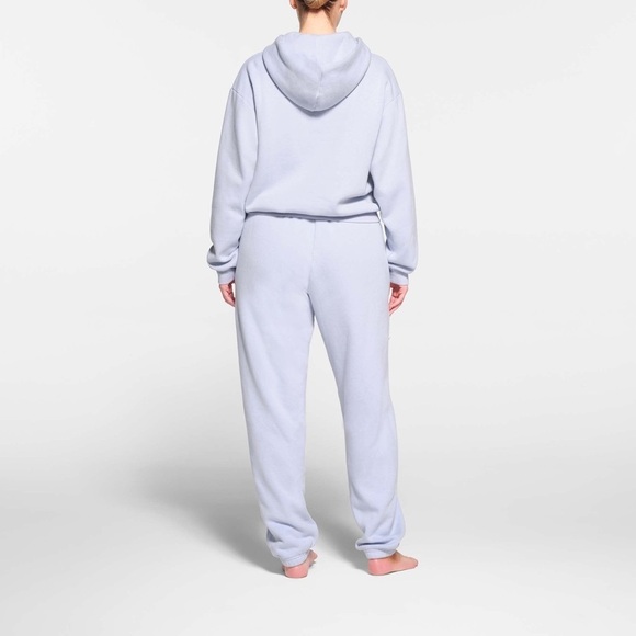 NWOT SKIMS cotton fleece classic jogger sweatpants periwinkle blue size 2X - Picture 4 of 10